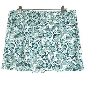 Ripskirt Wrap Skirt Cover Up Womens XL Sea Glass Floral Paisley NWT SW-1981‎